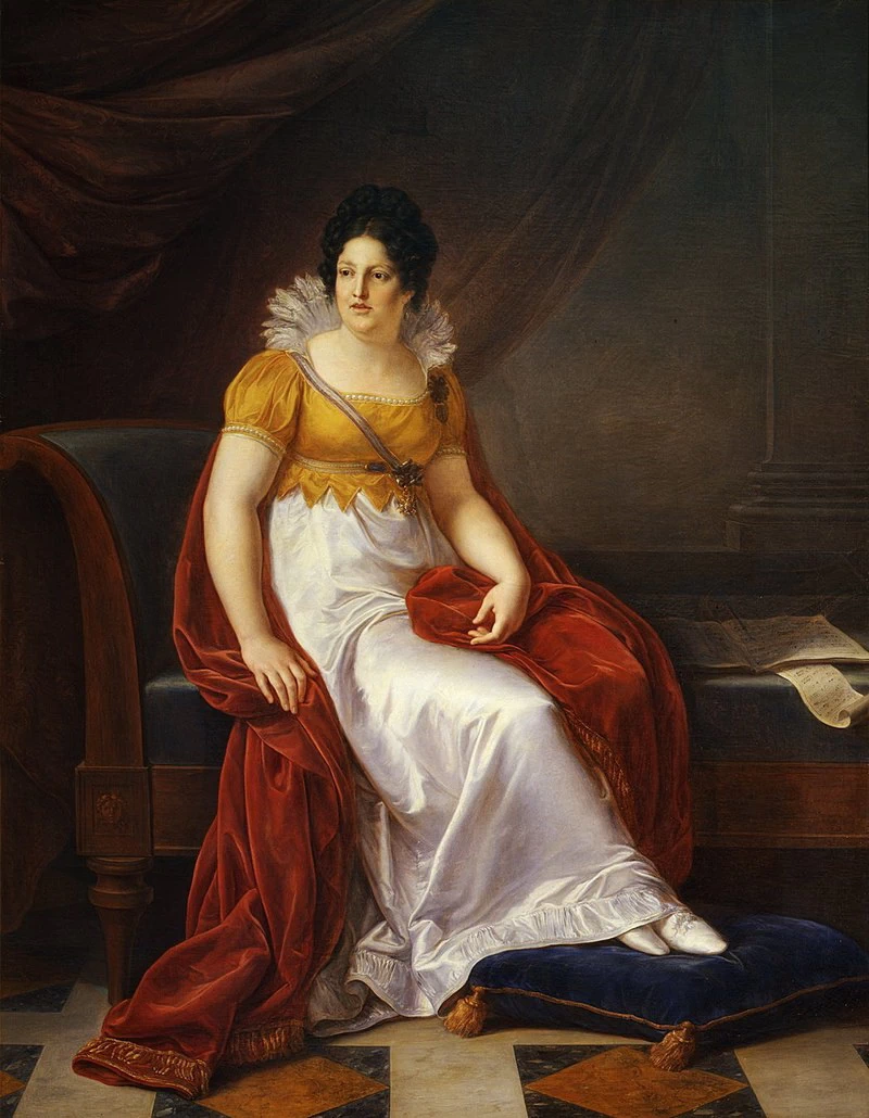 Ritratto di Maria Luisa di Spagna, Dduchessa di Lucca - Palazzo Pitti, Firenze